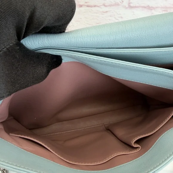 Dior Light Blue Cannage Leather Diorling Shoulder Bag - Picture 12 of 16